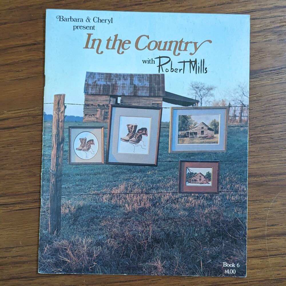 In the Country Robert Mills Cross Stitch Pattern 1981